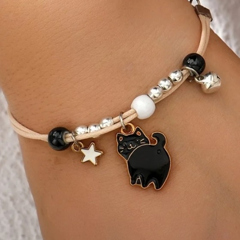 3/$25- Adorable cute cat bracelet
